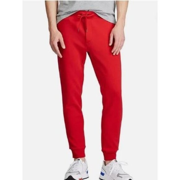 Polo Ralph Lauren Men's Double Knit Jogger Sweatpants Red Fleece Big Tall 4XB NE
